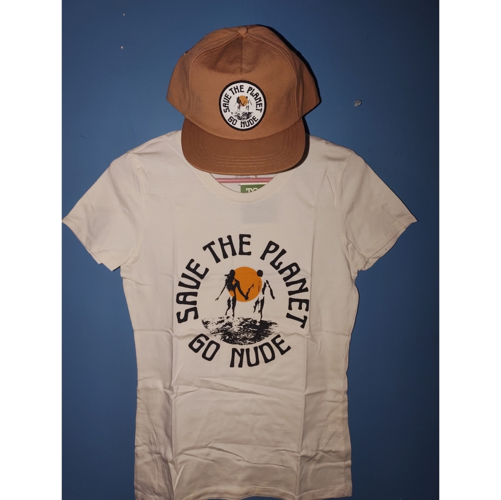 Women's Save The Planet Go Nude T-Shirt & Snapback